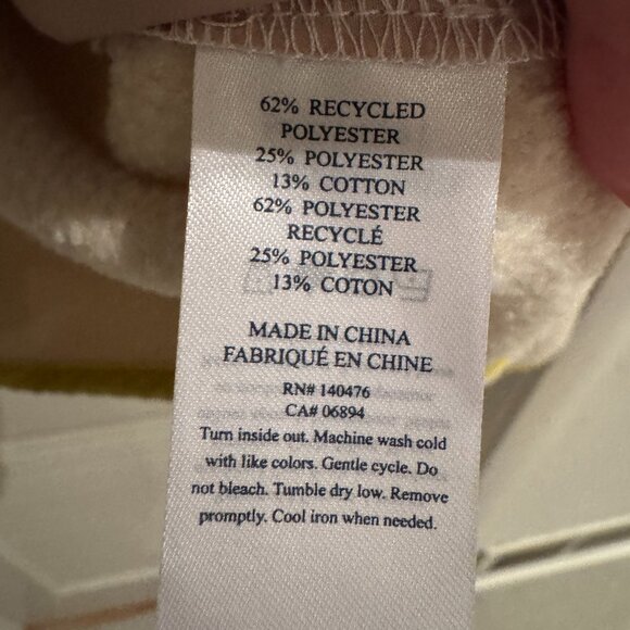 Faherty Cobble Hill Popover Sweater / Sweatshirt with pockets size small - Picture 6 of 8